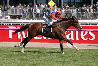 Odeon (NZ) took out the James Boag's Premium Stakes in impressive style at Flemington. 